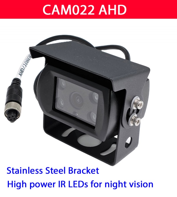 AHD bracket camera with stainless steel bracket 1080P resolution and IR LEDs for night vision